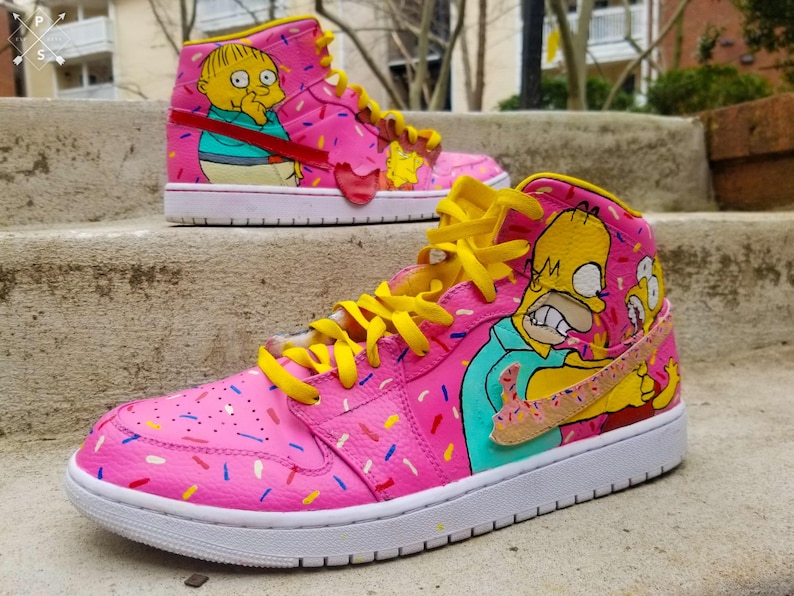 Custom Simpsons Jordan 1s | Etsy