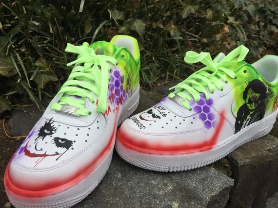 Custom Joker Air Force Ones | Etsy