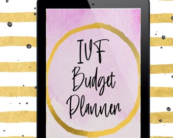 Planificador de presupuesto de FIV/ Planificador de FIV/ Descarga digital/ Seguimiento de gastos de fertilidad/ Seguimiento de presupuesto