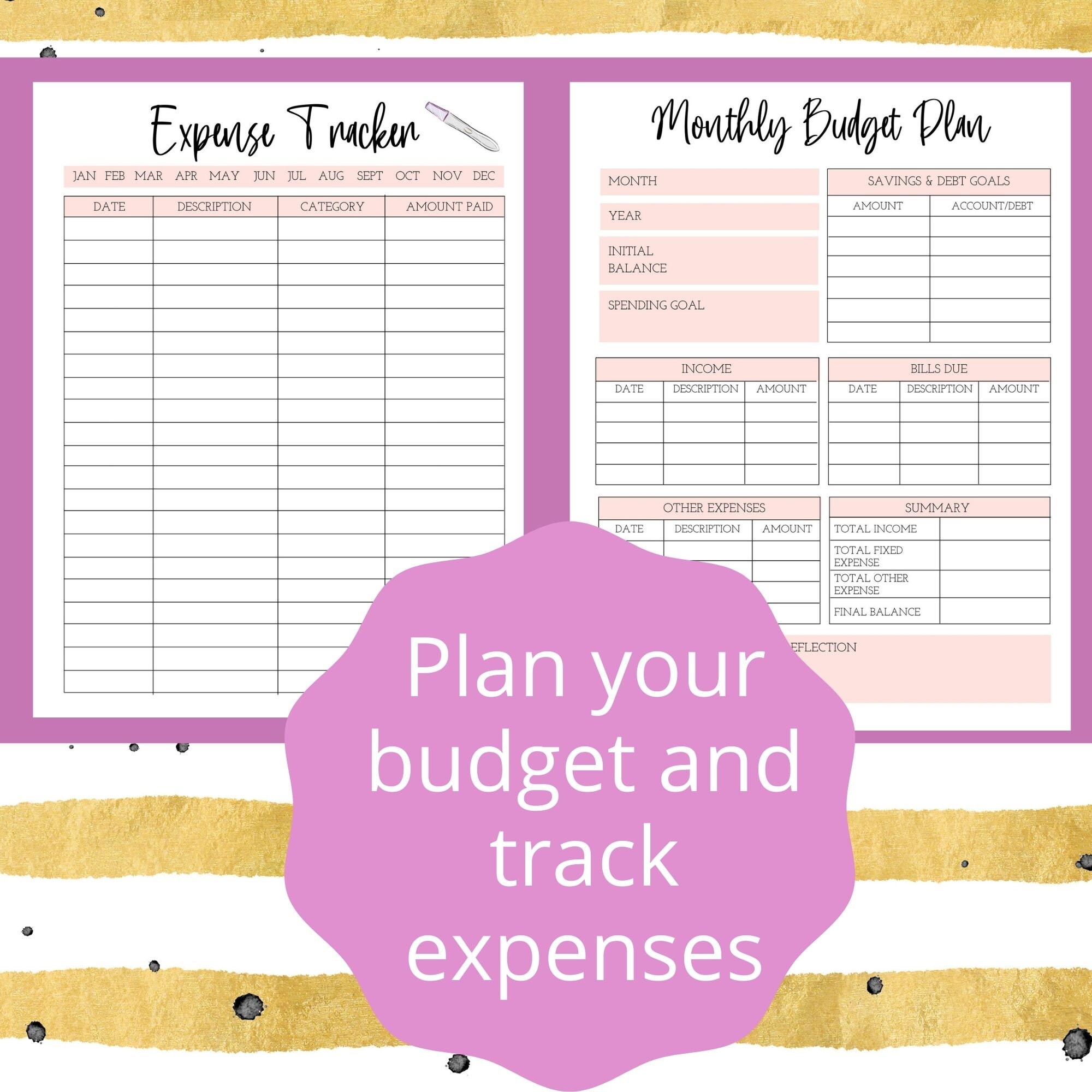 IVF Budget Planner IVF Planner Digital Download Fertility Etsy UK