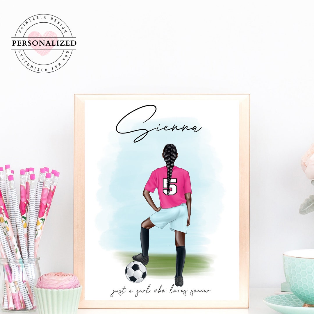 Personalized Soccer Poster, Soccer Gift, Personalized Soccer Gifts ...