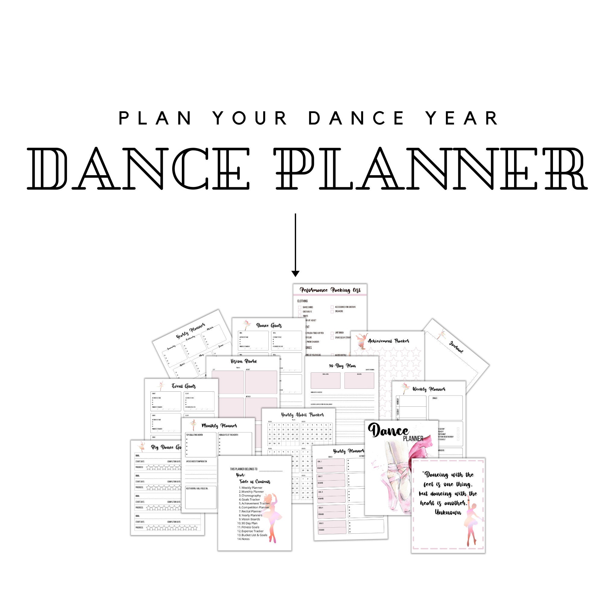 Guide to Bullet Journaling for Dancers – Dare to Dance
