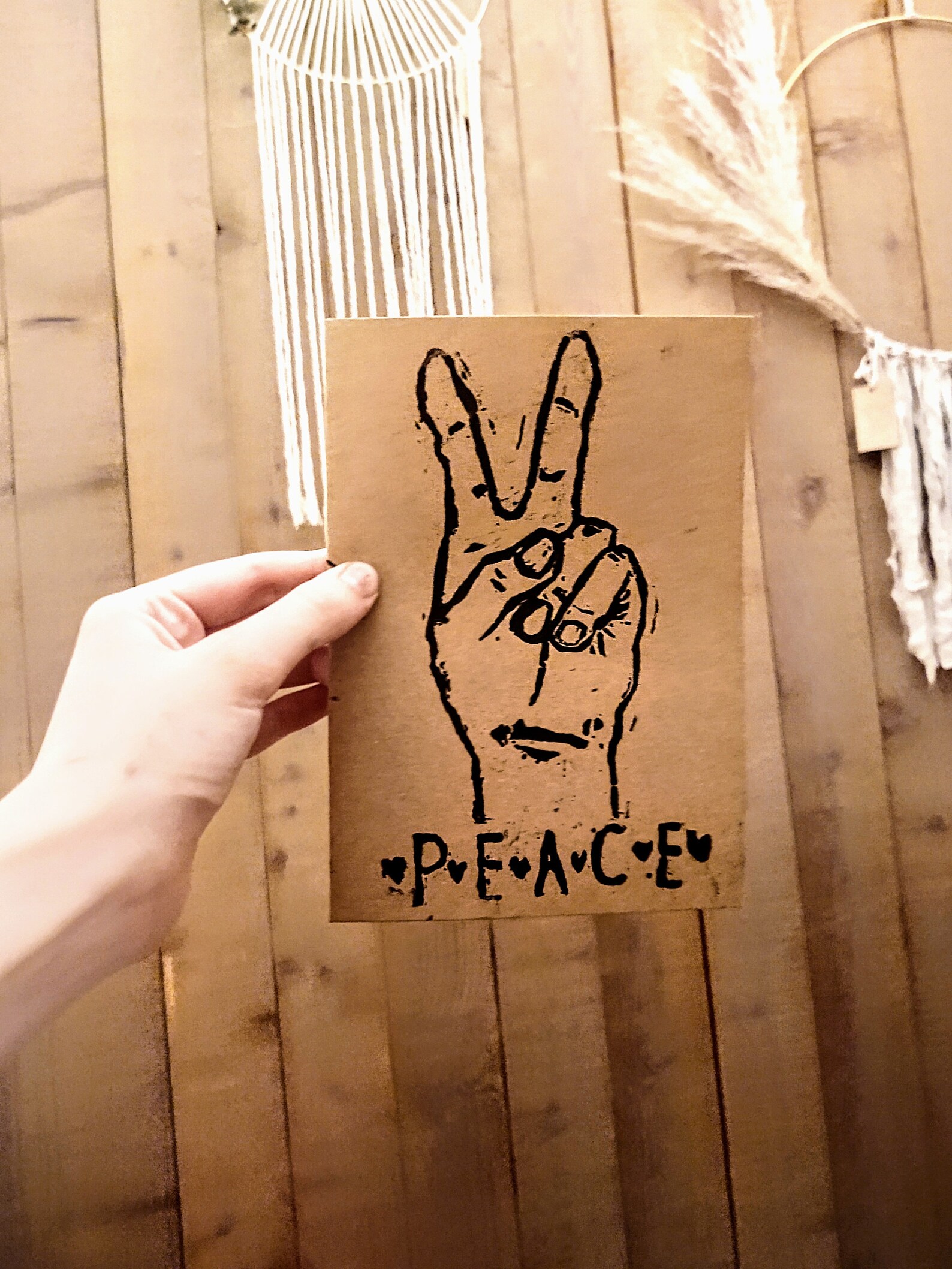 Set of 12 Peace sign cards peace sign peace sign print Etsy