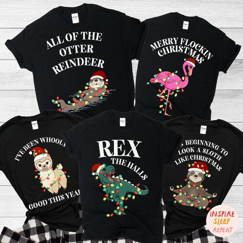 Matching Family Christmas Shirts Funny Christmas Pajamas Etsy