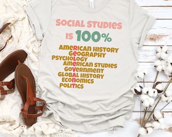Social Studies is Relevant Tee, History Teacher Shirt, History Teacher Gift, Teacher Shirts, History Buff Gift, Patriotic Tee, Funny Tshirt