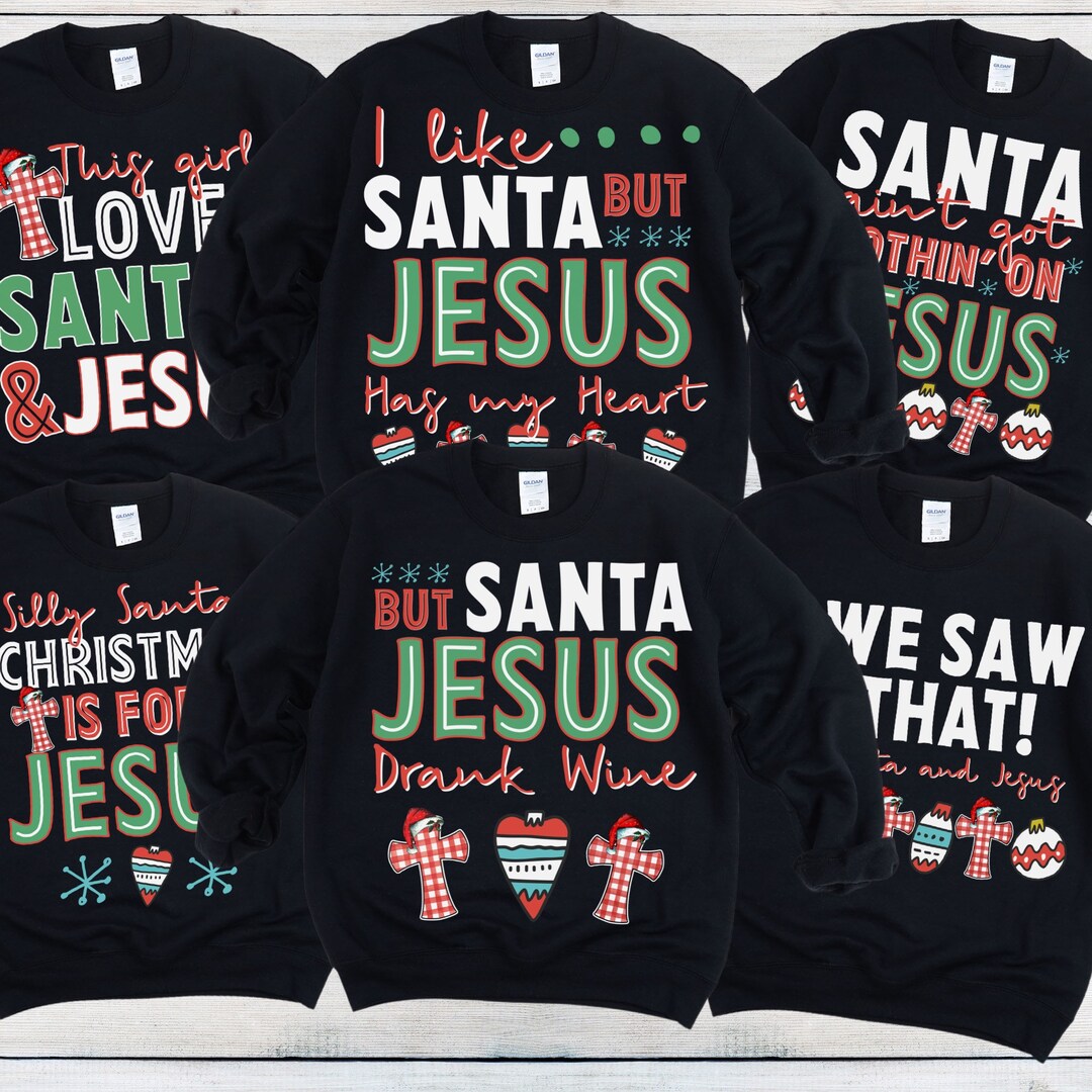 Ugly Christmas Sweaters, Family Christmas Sweatshirts, Religious