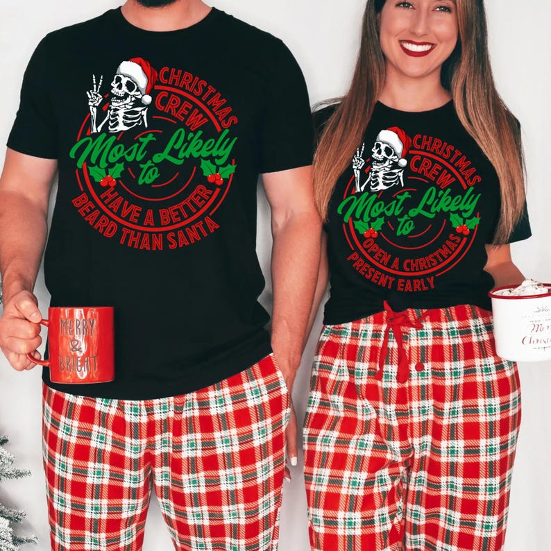 Family Christmas Shirts, Group Matching Christmas Outfits, Funny