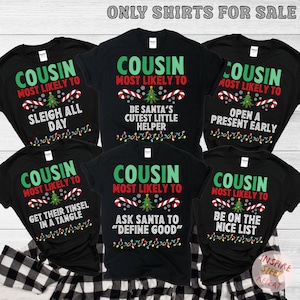 Christmas Cousin Crew Shirts, Matching Christmas Cousin Shirts, Cousin Gifts, Matching Cousin Shirt, Cousin Crew Tshirts, Cousin Crew Shirts