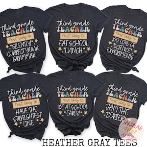 3rd Grade Teacher Shirt, Back To School Shirt, Third Grade Teacher Shirt Teacher Shirts 3rd Grade Team, 3rd Grade Shirt, Third Grade Shirt