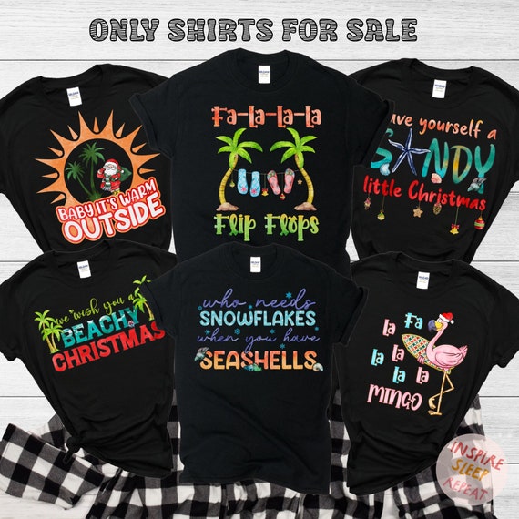 Family Christmas Pajamas Matching Family Christmas Pajamas Tropical Christmas Pjs Beach Christmas Jammies Family Christmas Shirts Group Etsy