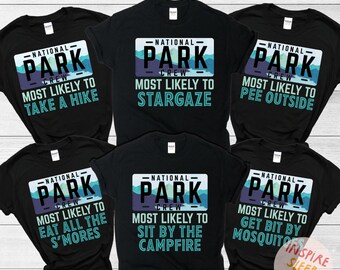 National Park Family Vacation Shirt, Adventure Tshirt, Camping Trip Shirt, RV Road Trip Tee, Family Trip Tshirts Matching Friends Girls Trip