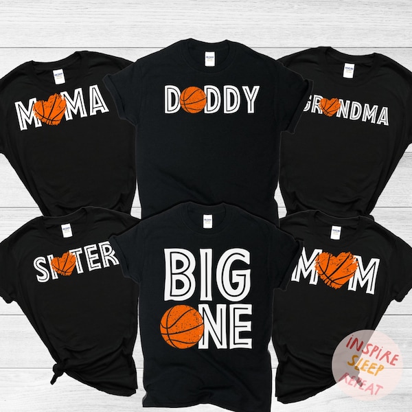 Basketball First Birthday Shirts, Basketball Birthday Shirt, Boys 1st Birthday, Basketball Mom Dad, Family Matching Birthday Shirt, Custom