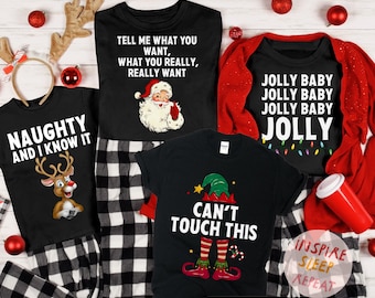 Family Group Christmas Shirt, Matching Christmas outfits Shirts, Funny Christmas Party Tees, Matching Family Christmas Shirts, Funny Tops