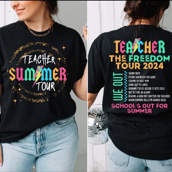 Last Day of School Shirt for Teachers, Teacher Summer Shirts, Summer t-shirt, Teacher Shirt, Teacher Gift, Teacher Team Shirt, End of School