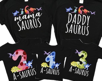 family dinosaur shirts, dinosaur birthday, dinosaur shirt, matching family shirts, CUSTOM Birthday Shirt, Birthday Boy Outfit Jurassic Party