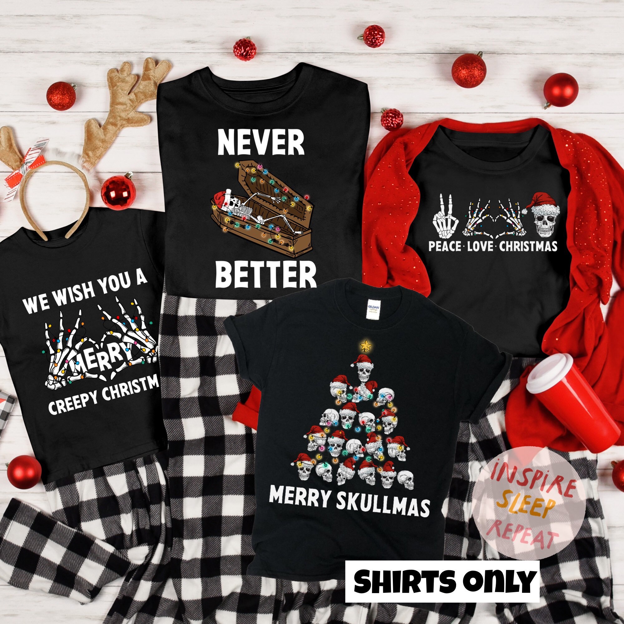 Family Christmas Pajamas Matching Skeleton Christmas Pajamas Family Holiday Pajamas Christmas Pjs Family Family Christmas Shirts Group Etsy Canada