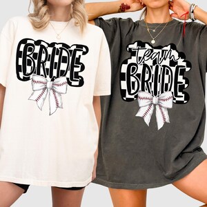 Baseball Bachelorette Party Shirts, Comfort Color Bridal party Shirt, Bachelorette Tshirts, Bridesmaid Announcement Gifts, Bride Wedding Tee