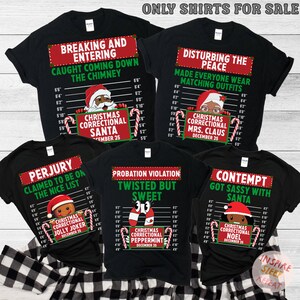 Black Christmas Santa Shirt, Brown Santa Family Shirts, Funny Christmas Party Tees, Matching Family Christmas Shirts,  African American