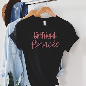 Girlfriend Fiancee Shirt, Future Mrs, I Said Yes, Engagement Shirt, Engagement Gift, Fiance Shirt, Bachelorette Party Shirt, Soon to be Mrs