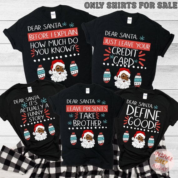 Black christmas pjs for family hotsell