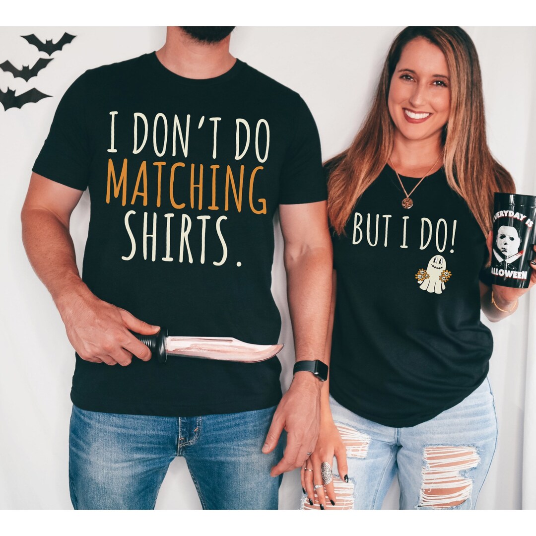 Funny Couples Halloween Shirts Couple Halloween Shirts Etsy