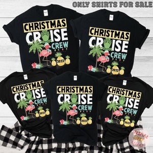 Matching Christmas Crew Cruise 2025 Shirts, Christmas Cruise 2023 TShirt, Family Christmas Cruise Shirts Funny Christmas Family Vacation