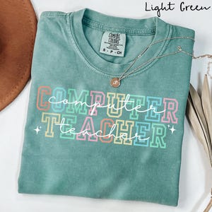 Comfort Colors Computer Teacher Shirt, First Day of School Teacher Shirt, Tech Teacher Shirt, Computer Lover T-shirt,Technology Teacher Gift