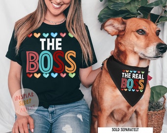 Funny Matching Dog And Owner Valentine's Day Outfit, My Dog is My Bestie, Best Friend Gift, Dog Lover Gift, Cute Dog Clothes, Dog & Human