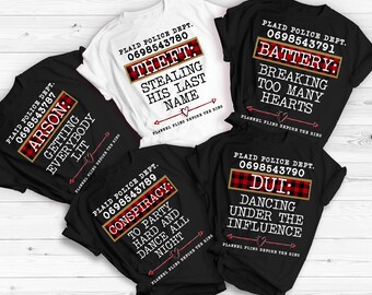 Flannel Bachelorette Party Shirts, Bachelorette Gifts, Bridal party Gifts, Camp Bachelorette, Bachelorette Pajama Tees, Bridesmaid Tank top