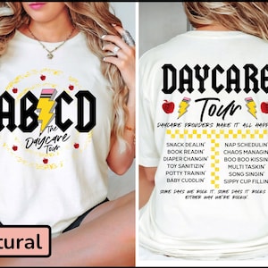 Daycare shirt, Daycare Tour Shirt, Daycare Staff Crew, Childcare Provider tshirt, Cute Daycare Worker Gift, Funny Toddler Teacher Apparel,