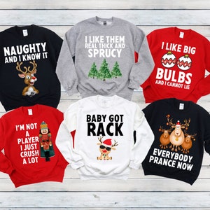 Family Christmas Pajama Sweaters, Matching Ugly Christmas Sweaters, Funny Christmas sweatshirt, Holiday sweatshirt, ugly Christmas sweater