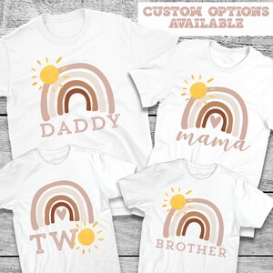 Sunshine 2nd Birthday Family Shirts, sunshine birthday, You are my Sunshine shirt, My only sunshine, mom dad grandma brother sister auntie
