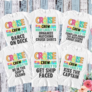 Most Likely To Matching Cruise Shirts, Cruise Squad 2025, Birthday Cruise Shirt, Cruise Vacation Shirt, Family Matching Cruise Shirt, Trip