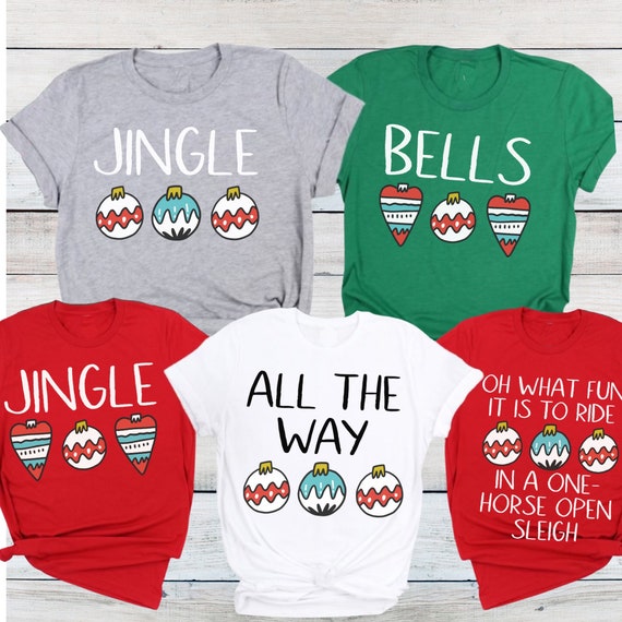 Jingle Bells Jingle Bells Teaching All The Way Funny Teacher T-Shirt Jingle Bells Jingle Bells Teaching All The Way Funny Teacher T-Shirt