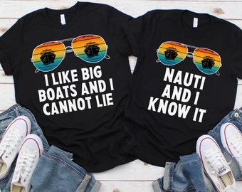 Matching Couples Cruise Shirts, Husband And Wife Shirt, Traveling Tshirt, Custom Honeymoon Shirt, Anniversary Wedding Gift His Hers Matching