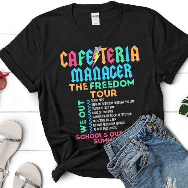 Cafeteria Manager Tour Shirts, Last Day of School Lunch Squad Shirt, Lunch Ladies Shirt, Cafeteria Worker T-Shirt, Summer Lunch Lady Shirt