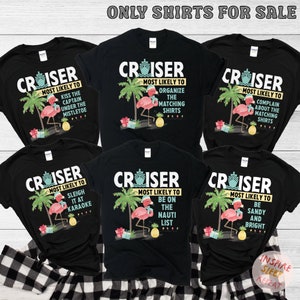 Most Likely To Matching Christmas Cruise Shirts, Christmas Cruise 2025 Shirt, Family Christmas Cruise Shirts Funny Christmas Family Vacation