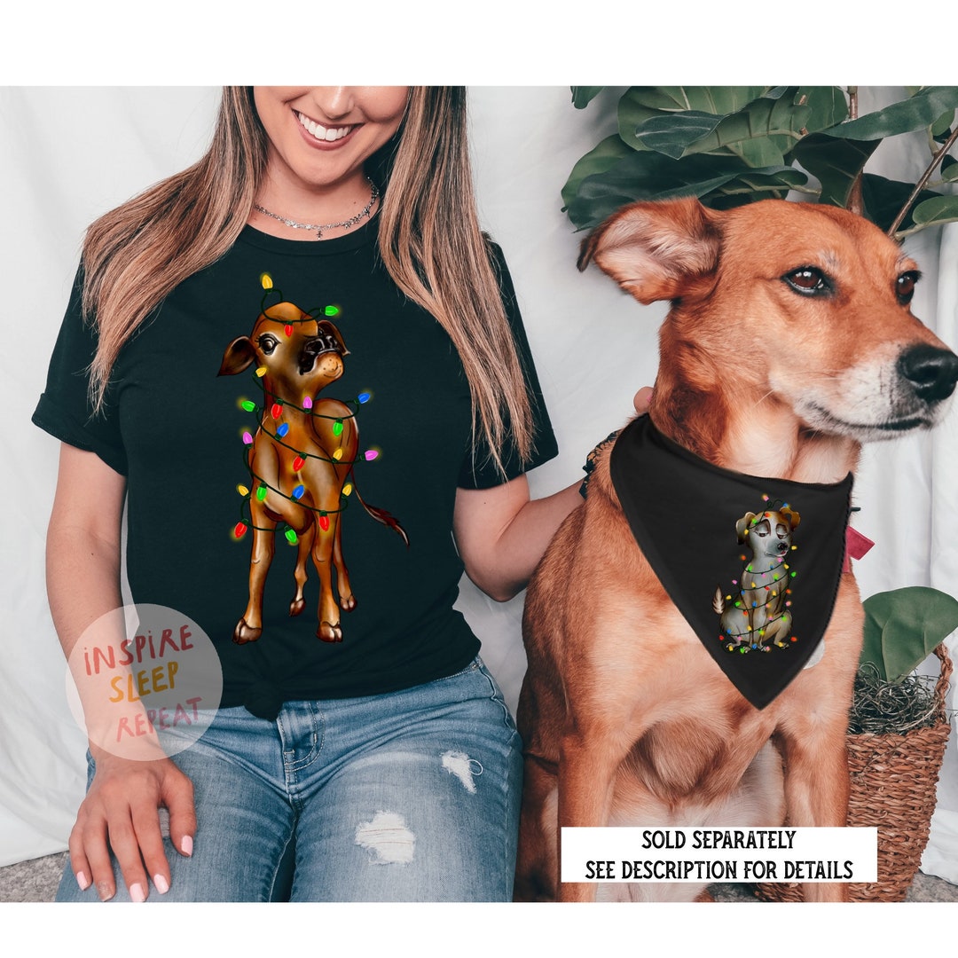 Dog and Owner Christmas Pajamas Matching Dog and Owner Shirt Etsy