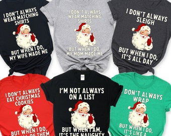 Family Group Christmas Shirt, Matching Christmas outfits Shirts, Funny Christmas Party Tees, Matching Family Christmas Shirts, Funny Tops