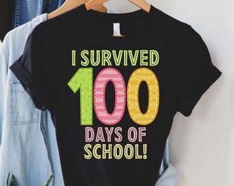 Hundredth Day of School Shirt, Girls 100 Days Of School T-Shirt, 100 Magical Days Shirts, Unicorn Shirts, 100th Day Of School Celebration