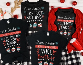 Family Group Christmas Shirt, Matching Christmas outfits Shirts, Funny Christmas Party Tees, Matching Family Christmas Shirts, Funny Tops