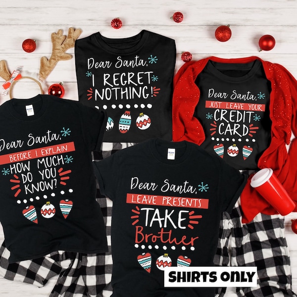 Family Group Christmas Shirt, Matching Christmas outfits Shirts, Funny Christmas Party Tees, Matching Family Christmas Shirts, Funny Tops