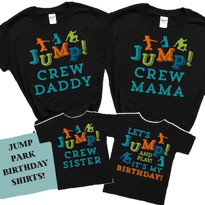 Jump Trampoline Party Personalized Shirts, Girl Bounce Birthday Family Shirts, Girls Trampoline Birthday Shirt, Bounce Party Tee, Jump Party