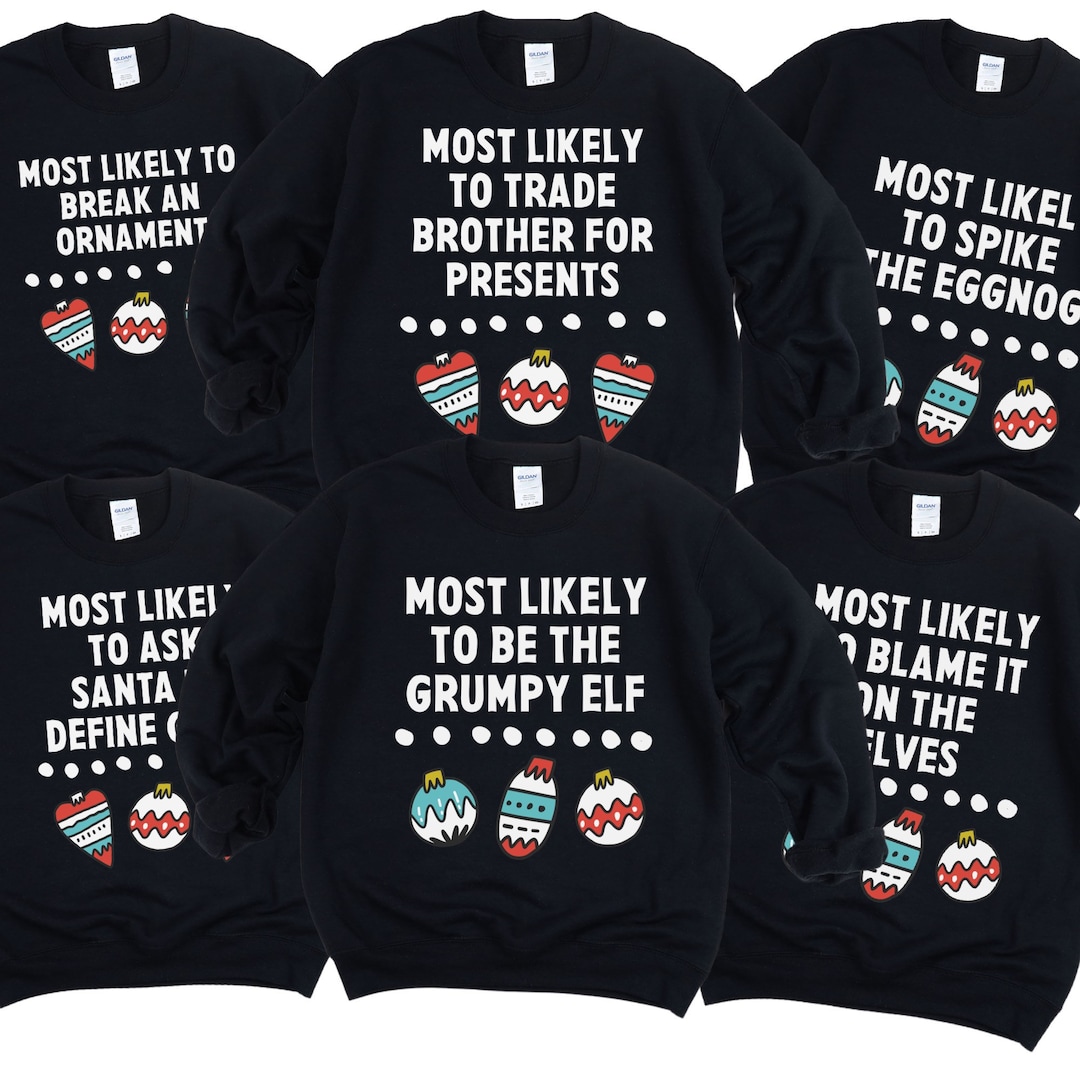 Ugly Christmas Sweaters, Family Christmas Sweatshirts, Chrismas