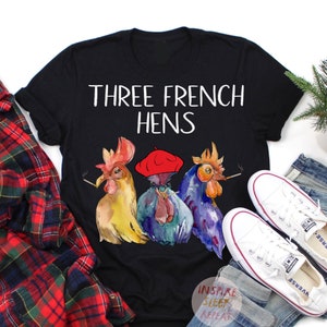 Christmas Chicken Shirt, Christmas Shirt, Christmas Gifts, Ladies Christmas Shirt, Women Christmas Shirt, Cute Christmas Shirt,  Holiday Tee