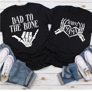 Halloween Pregnancy Announcement Shirt, Halloween Couples Costumes, Maternity Halloween tee, Pregnancy Reveal tshirts, Couple Pregnancy tee