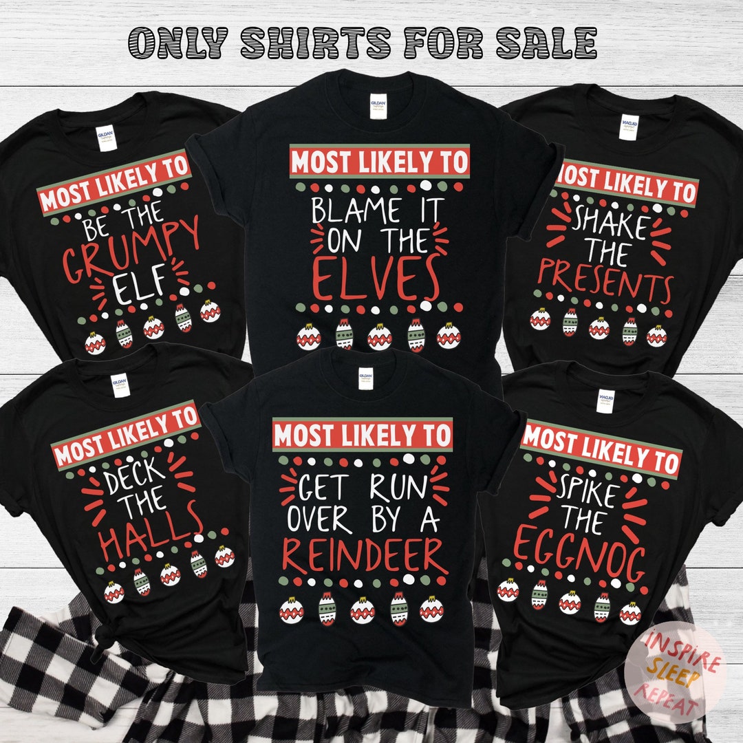 Family Group Christmas Shirt, Matching Christmas Outfits Shirts, Most
