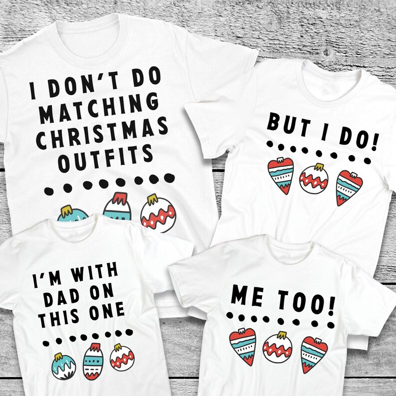 Family Group Christmas Shirt, Matching Christmas Outfits Shirts, Funny