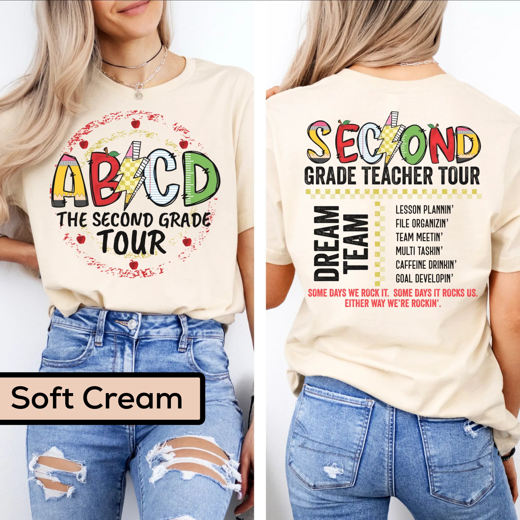 2nd Teacher Team Shirts - Second Grade Rocks 2nd Teacher Team Shirts - Second Grade Rocks