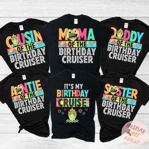 Birthday Cruise Crew Shirt, Birthday Cruise Squad, Family Cruising Birthday, Matching Birthday Cruise Shirt, Custom Birthday Cruise Squad